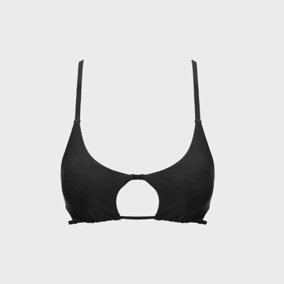 BERLOOK ECONYL® Black Cut Out Bikini Top ONLY 25 - Picture 7 of 11